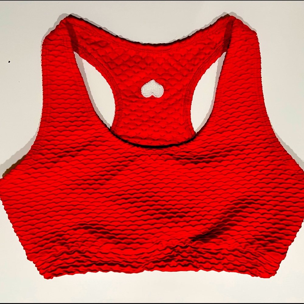 Booty by Brabants red Croco OSFM sports bra